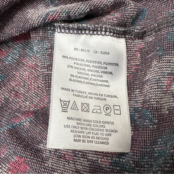 Anthropologie MAEVE jacquard soft stretchy floral dress, 6P. - Picture 7 of 8